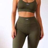 Calça básica alta compressão Oliva